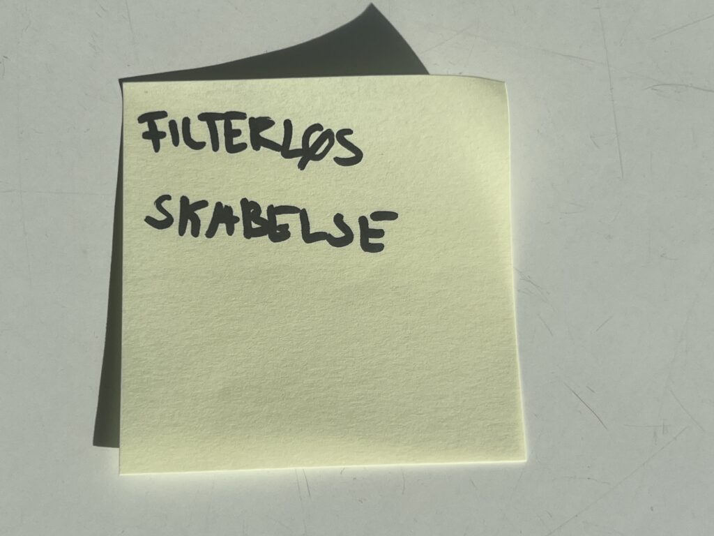 Skriveværksted: Filterløs skabelse hver fredag kl 12