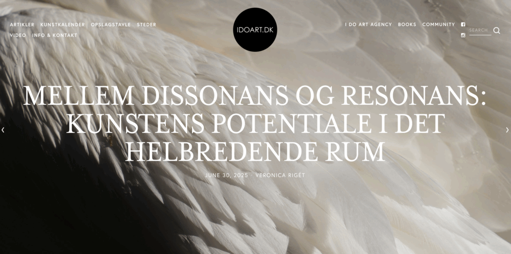 Nyt essay: Kunstens potentiale i det helbredende rum