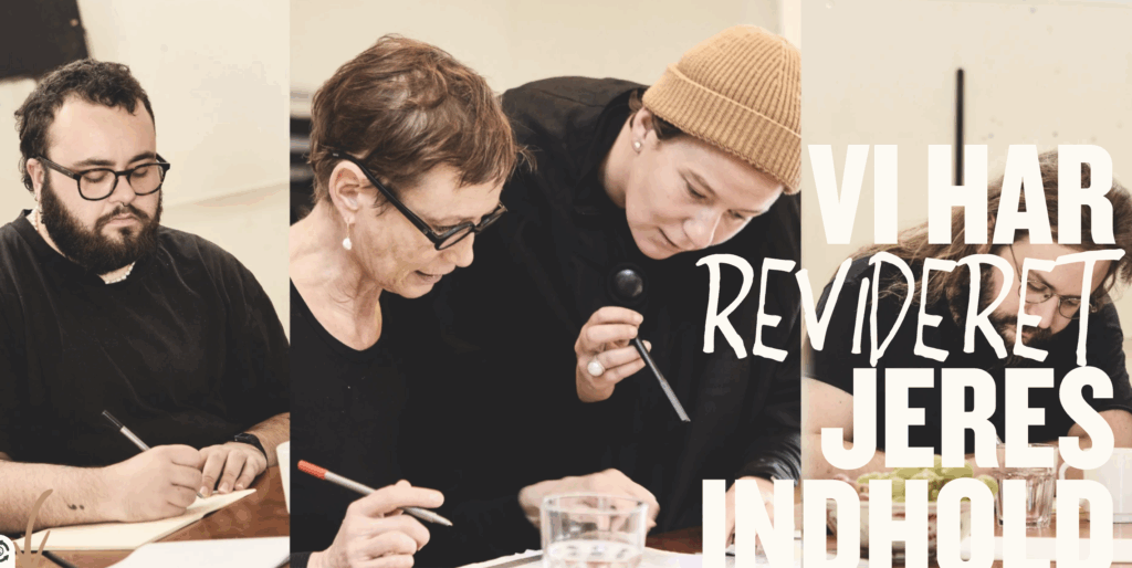 Premiere på 'Vi har revideret jeres indhold' i samarbejde med Betty Nansen