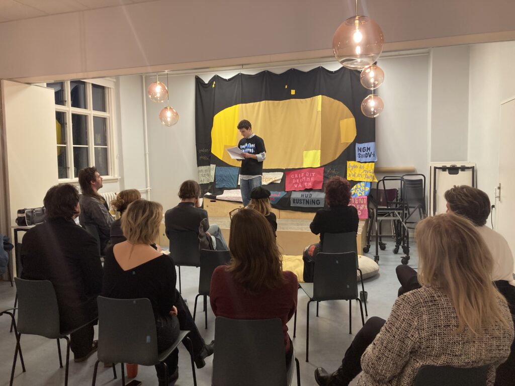 Super god eftermiddag da Åben Scene og Åben Skrivecafé 'mødtes'